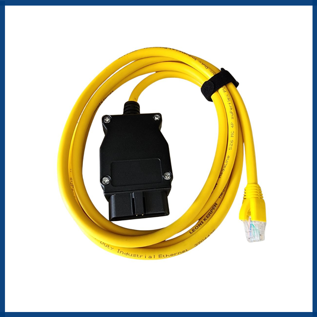ENET OBD Ethernet Cable Compatible with BMW F-Series, G-Series & i-Series Vehicles