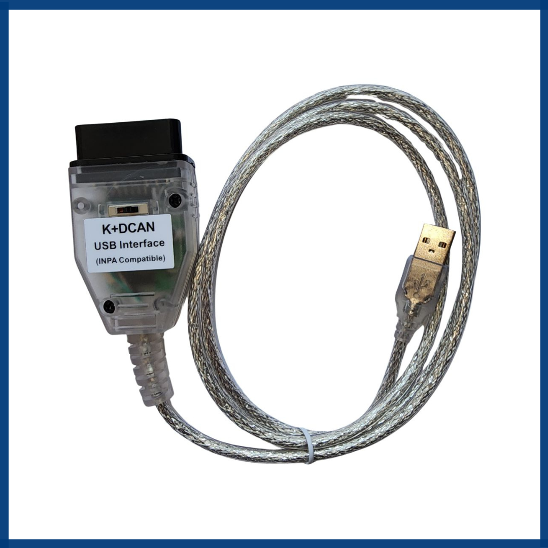 K+DCAN USB Diagnostic Cable Compatible with BMW E-Series Vehicles