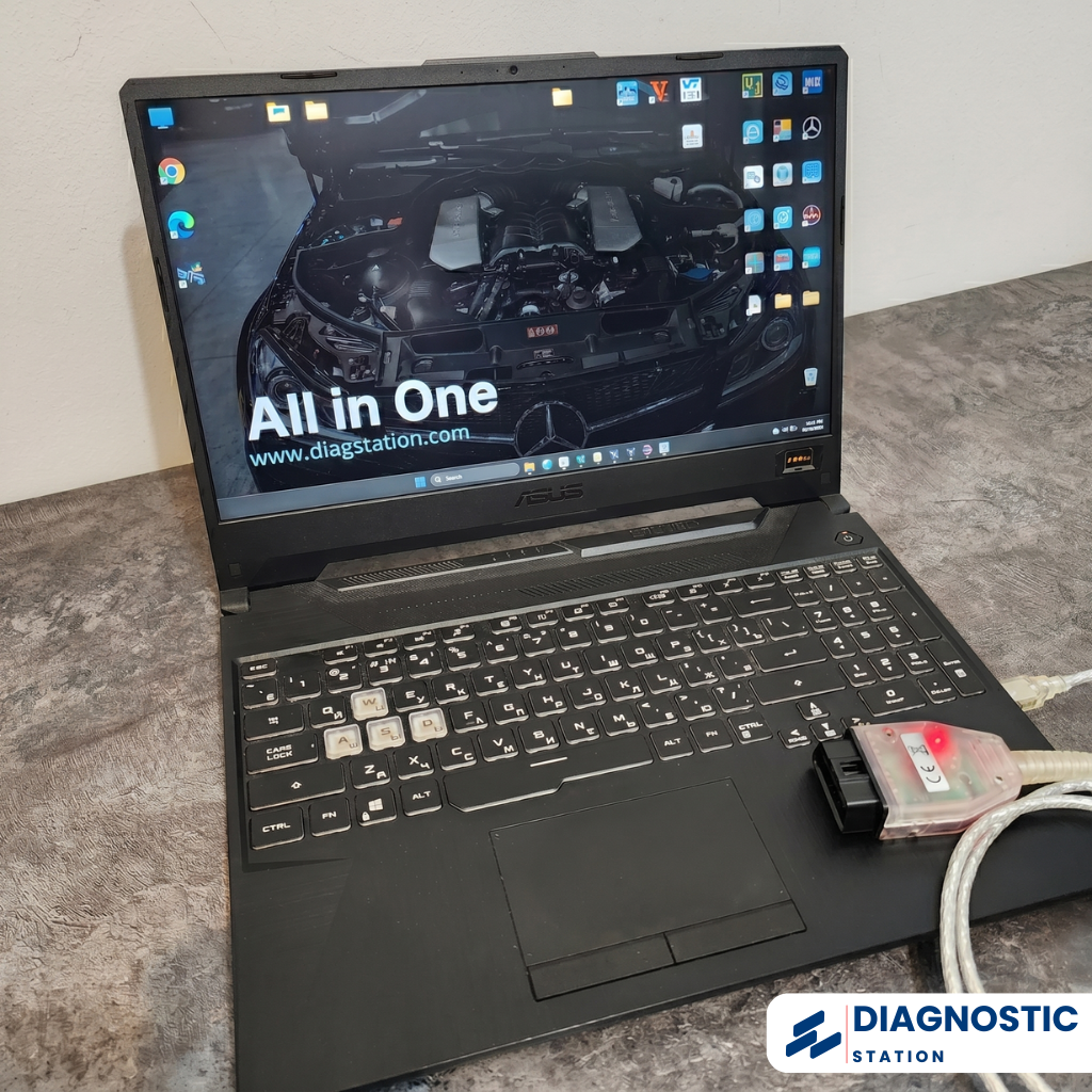 Professional Mercedes-Benz Diagnostic Environment Setup Compatible with Mercedes-Benz Vehicles
