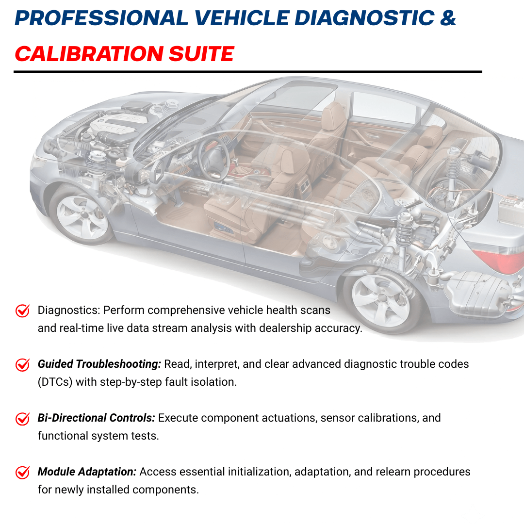 Mercedes-Benz Compatible Pro USB Diagnostic Drive & Full Configuration Kit - Diagnostic Station