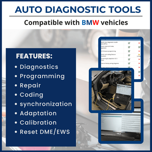 BMW-Compatible Pro USB Diagnostic Drive & Remote Configuration Kit. - Diagnostic Station